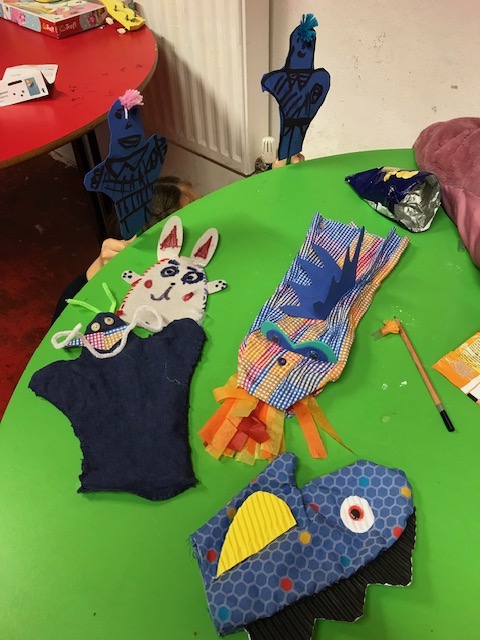 Children Upcycling Hand Puppets Workshop